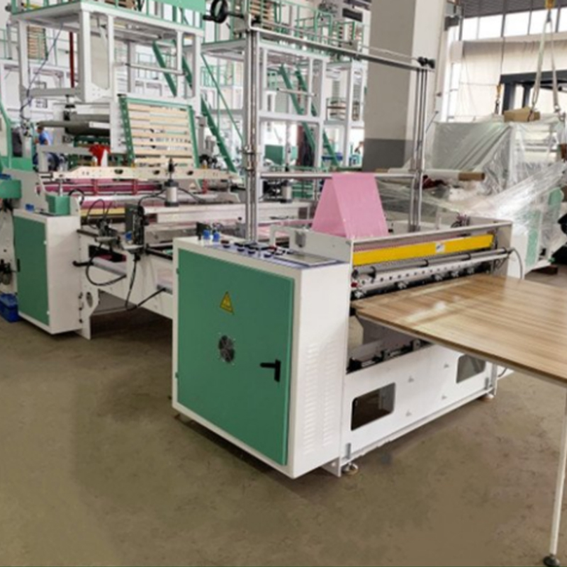 600 Type Double-Layer Heat Sealing And Cold Cutting Bag Making Machine