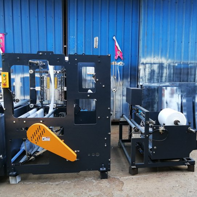 WY-800 Type Pe Automatic Top Button Zip Machine Bag Making Machine Garment Bag