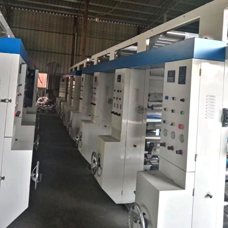 1050 Wide 8 Colours Three Motors Computer Shaftless Printing Machine Gravure Press Machine