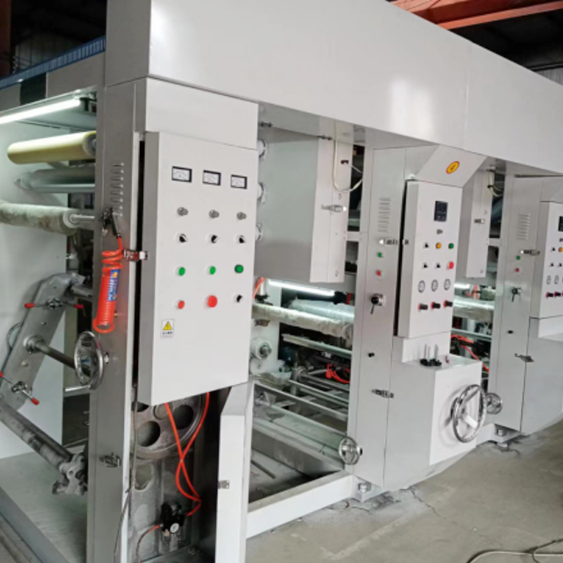 1050 Wide 8 Colours Three Motors Computer Shaftless Printing Machine Gravure Press Machine