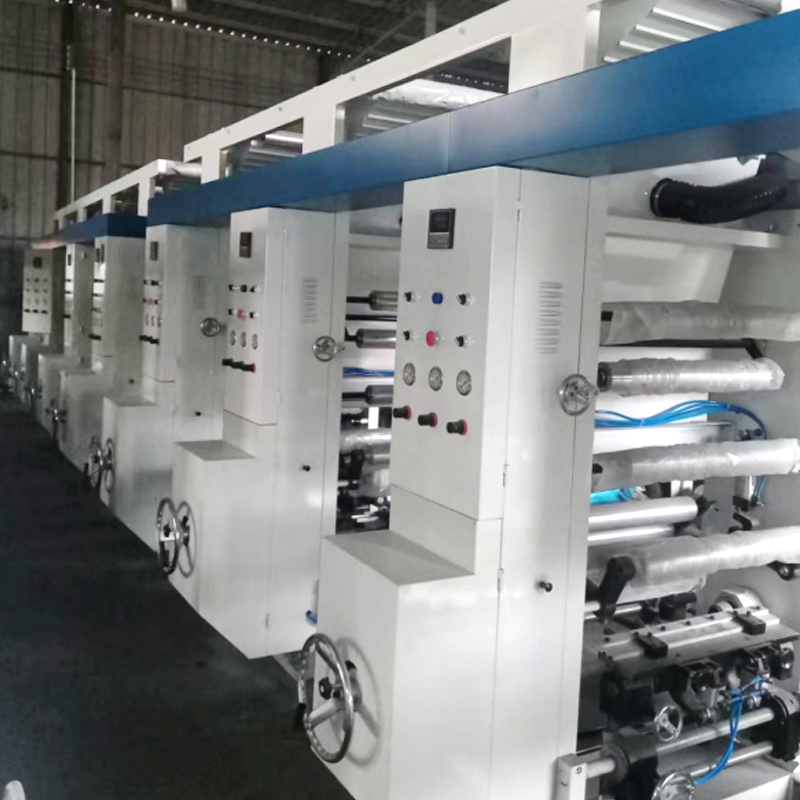 1050 Wide 8 Colours Three Motors Computer Shaftless Printing Machine Gravure Press Machine