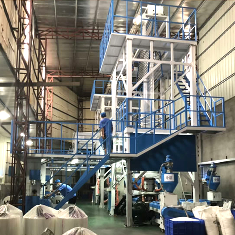 2000 Type Downward Rotary Three-Layer For Extrusion Abc Blown Film Machine