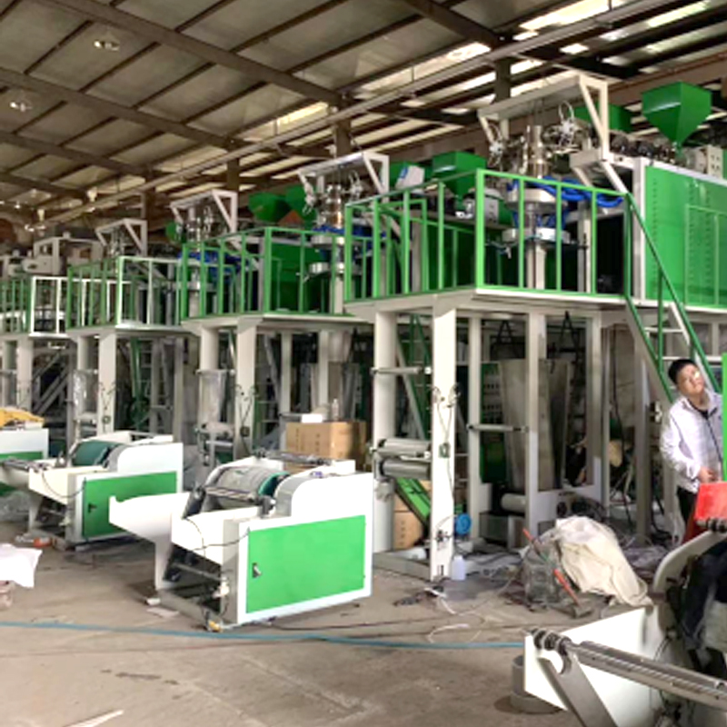 1200 Type Rotary Die PP Film Blowing Line