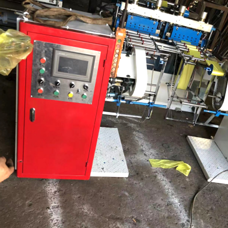 Folding Rubbish Bag Making Machine
