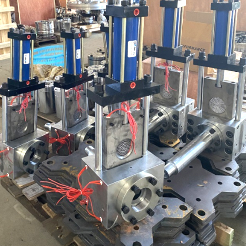 Blown Film Machine Accessories Factory Direct Hydraulic Quick Screen Changer Applicable Blown Film Machine Granulator Equipment