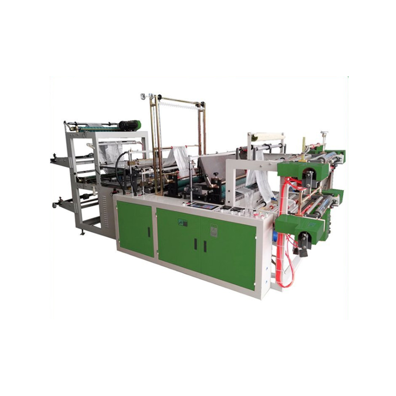 400*2 High-Speed Double-Channel Continuous Roll Bag Making Machine