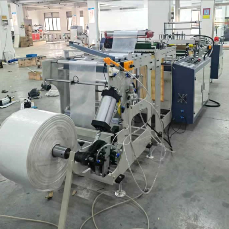 Single-Channel Core Rolled Plastic Bag Making Machine For Plastic Bags For Supermarkets With Flat Mouth And Fresh Waste Bag Making Machine With Rolled Machine