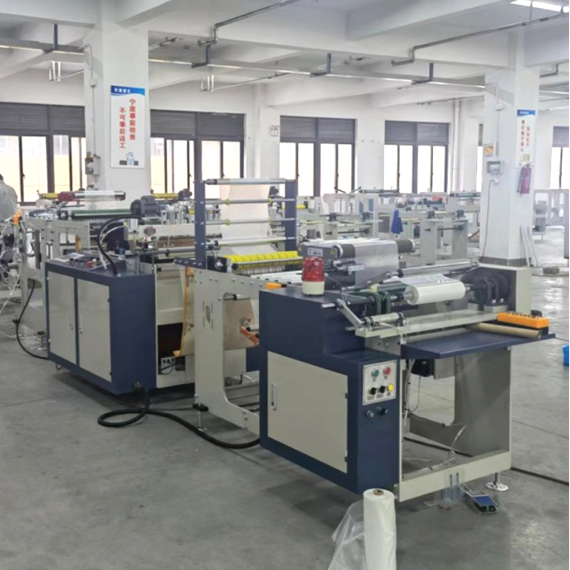 Single-Channel Core Rolled Plastic Bag Making Machine For Plastic Bags For Supermarkets With Flat Mouth And Fresh Waste Bag Making Machine With Rolled Machine