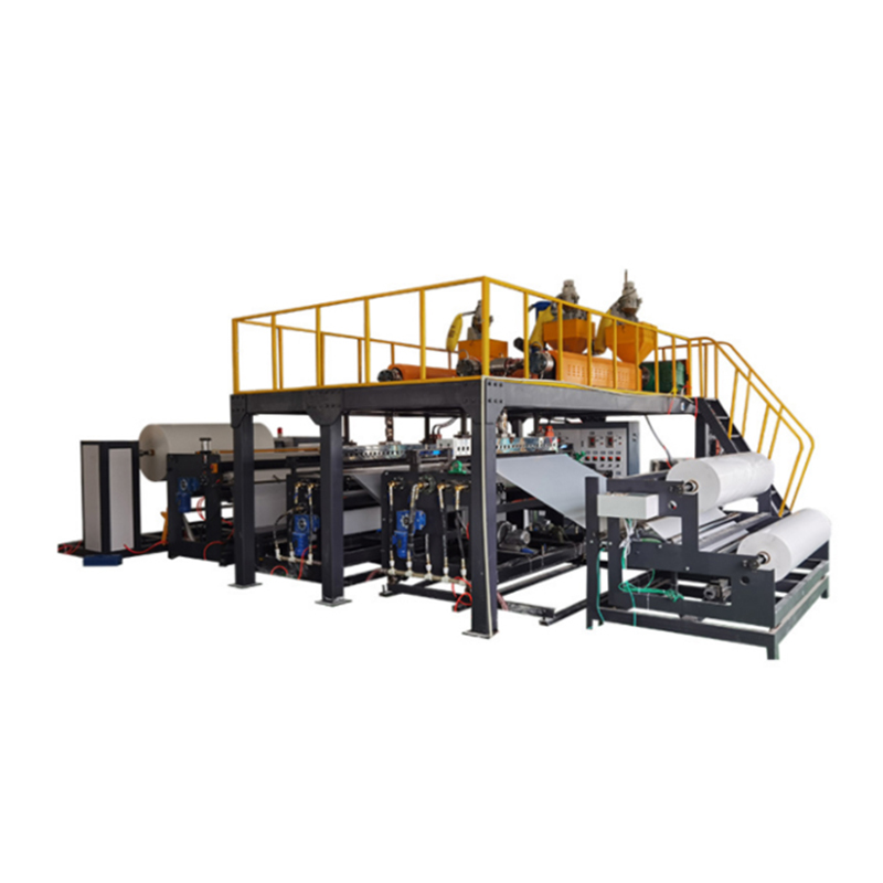 1600 4-Layer Laminating Machine Bubble Film Film Machine -3 Screws-2 Die Heads