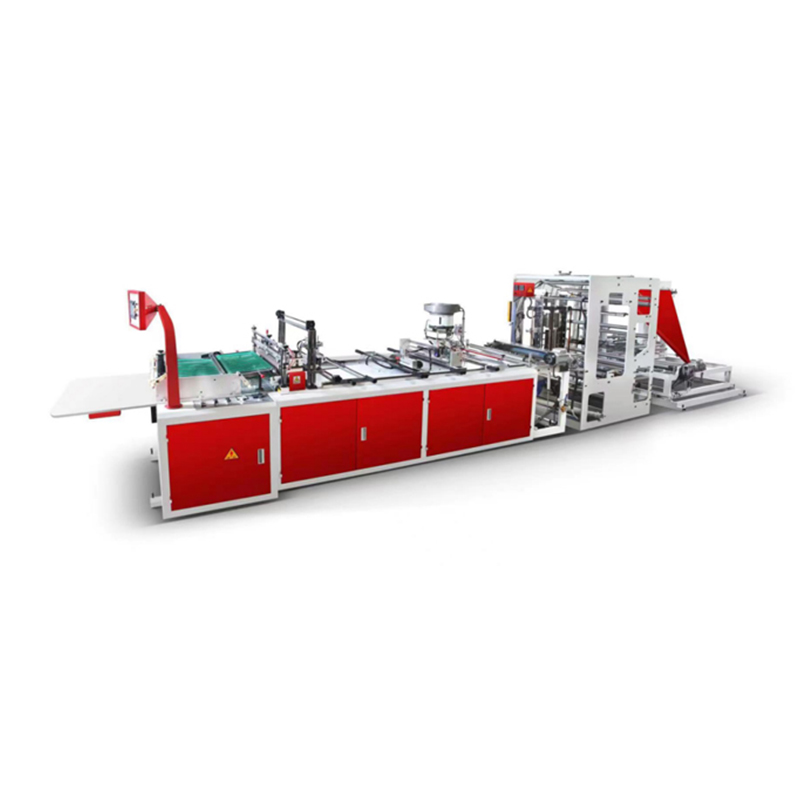 WY-800 Type Pe Automatic Top Button Zip Machine Bag Making Machine Garment Bag