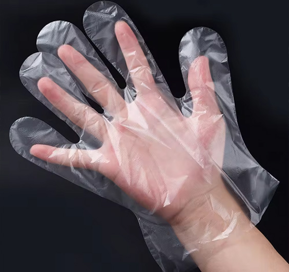 Plastic gloves